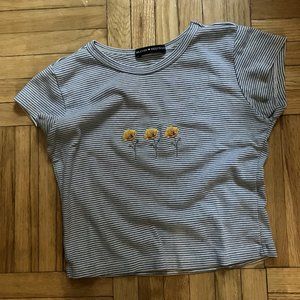 Brandy Melville Ashlyn Poppy Crop Top